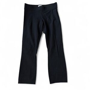 Helmut Lang Black Capri Leggings Pull-On Pants